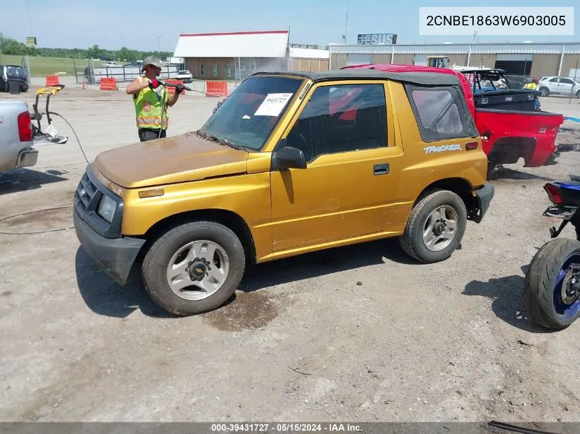 1998 Chevrolet Tracker Base Cmi VIN: 2CNBE1863W6903005 Lot: 39431727