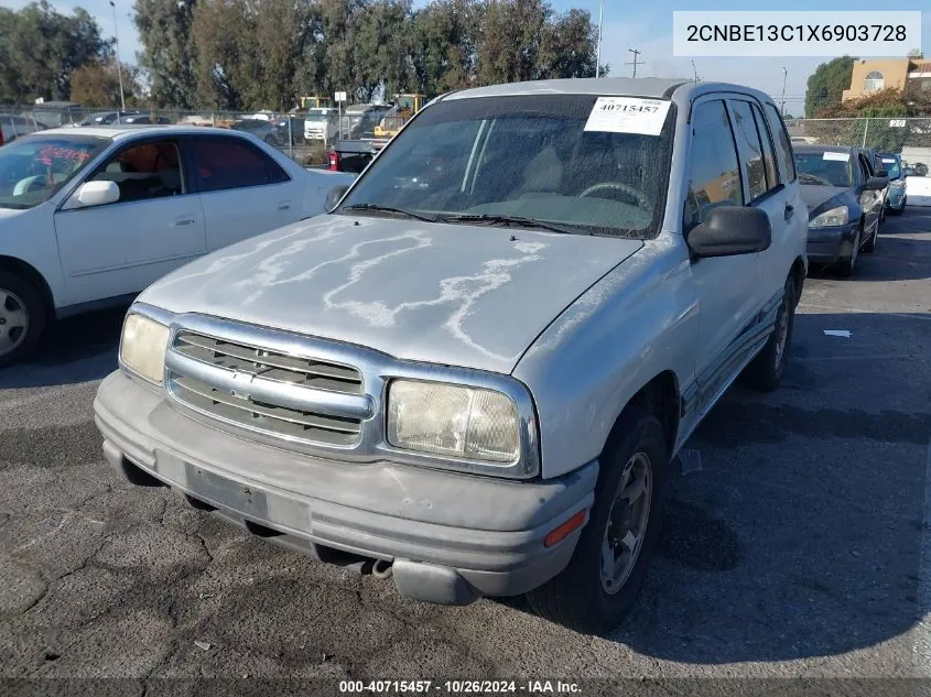 1999 Chevrolet Tracker VIN: 2CNBE13C1X6903728 Lot: 40715457