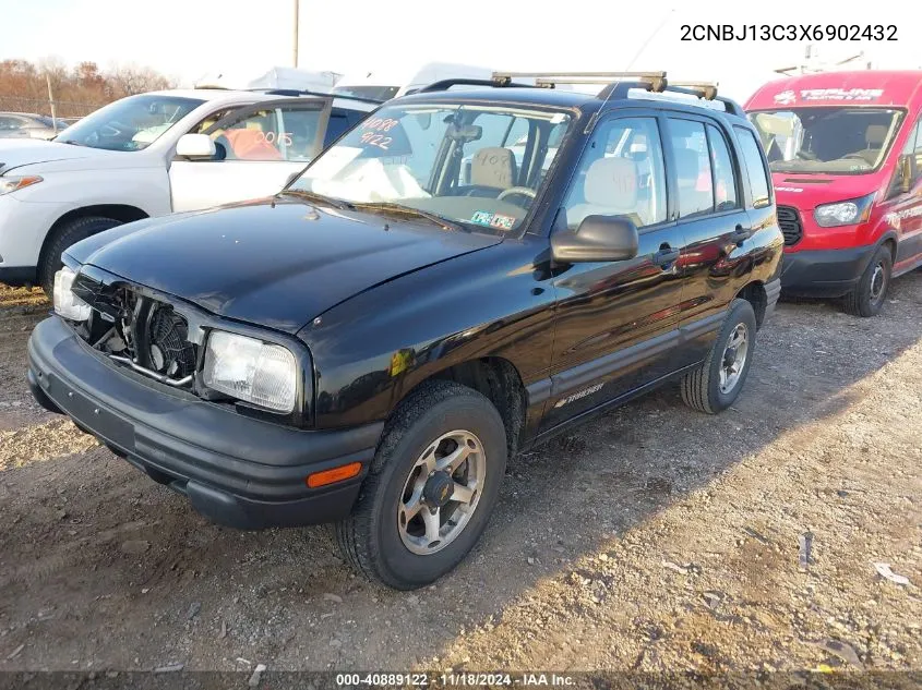 1999 Chevrolet Tracker VIN: 2CNBJ13C3X6902432 Lot: 40889122