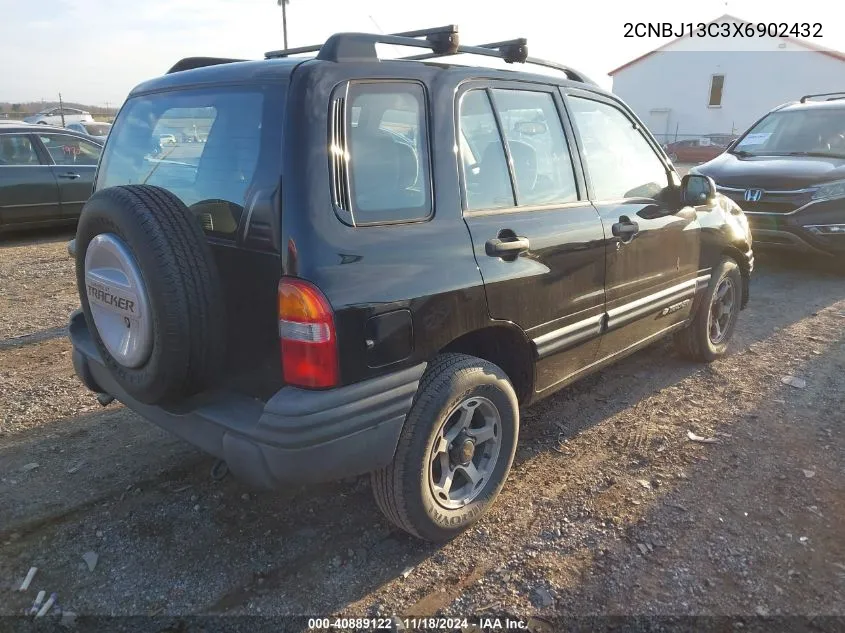 1999 Chevrolet Tracker VIN: 2CNBJ13C3X6902432 Lot: 40889122