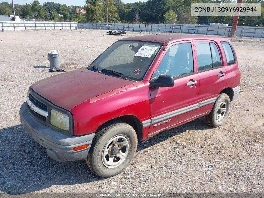 2CNBJ13C9Y6929944 2000 Chevrolet Tracker Hard Top