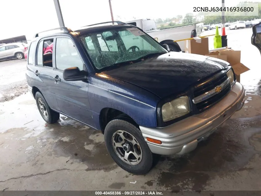 2CNBJ634416936800 2001 Chevrolet Tracker Hard Top Lt