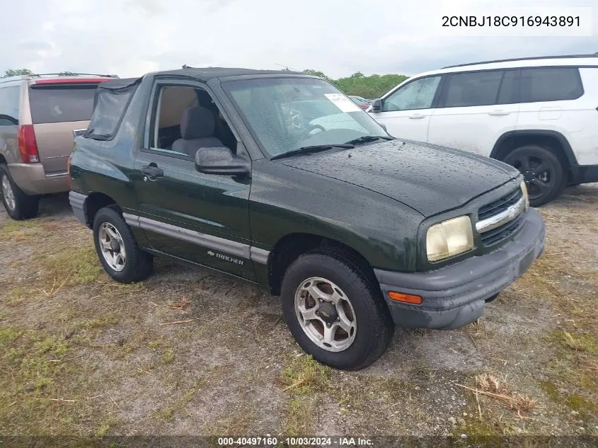 2CNBJ18C916943891 2001 Chevrolet Tracker