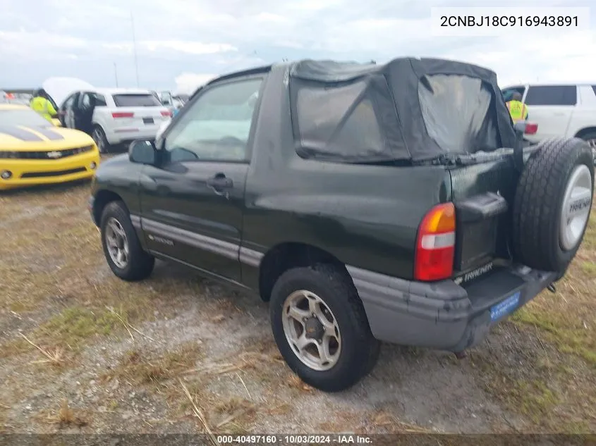 2CNBJ18C916943891 2001 Chevrolet Tracker