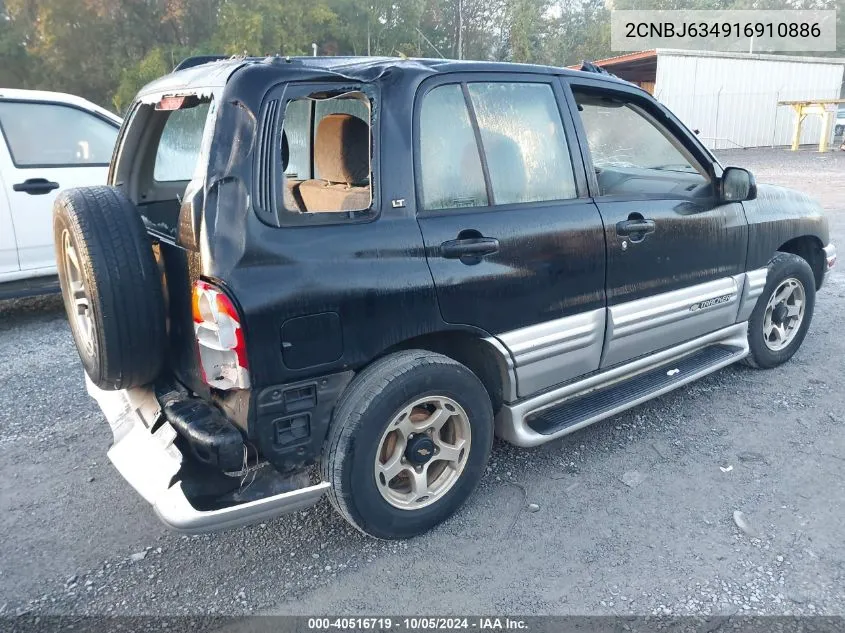 2CNBJ634916910886 2001 Chevrolet Tracker Lt