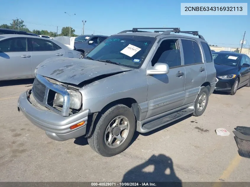 2CNBE634316932113 2001 Chevrolet Tracker Lt