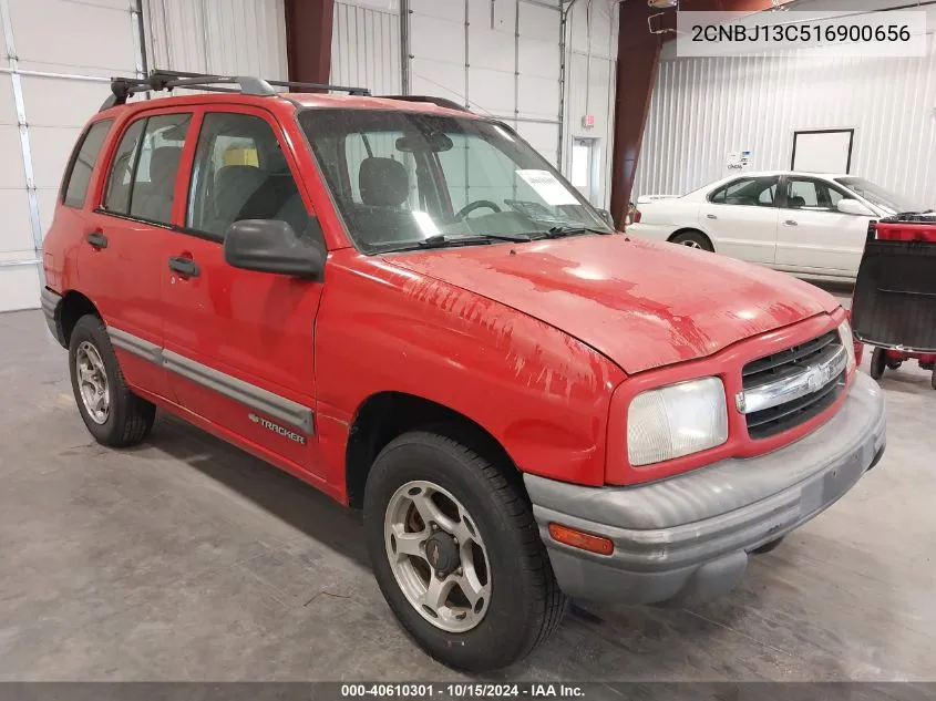 2001 Chevrolet Tracker Hard Top Base VIN: 2CNBJ13C516900656 Lot: 40610301