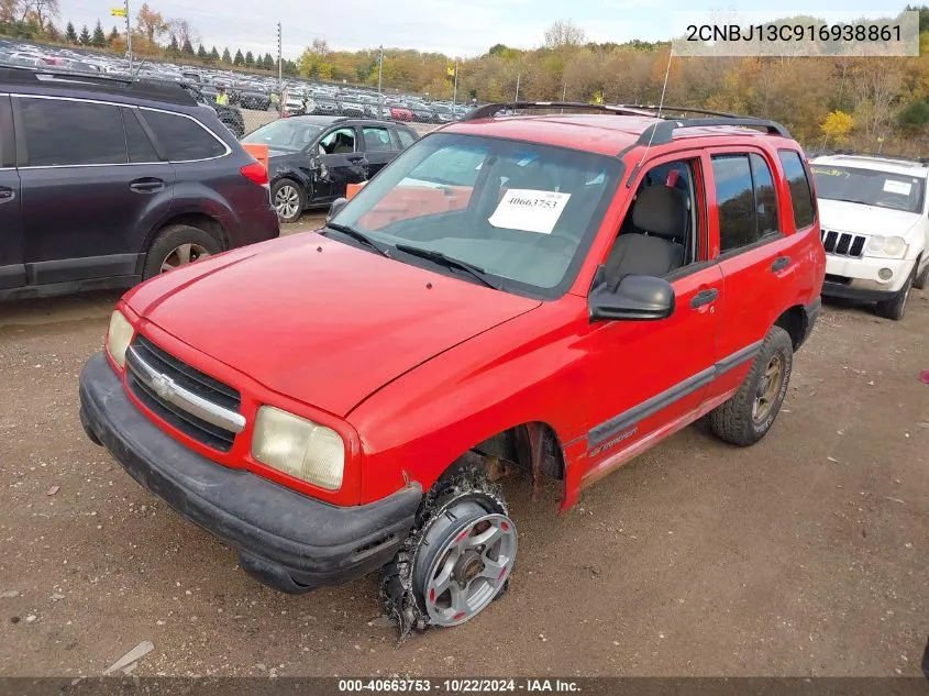 2001 Chevrolet Tracker Hard Top Base VIN: 2CNBJ13C916938861 Lot: 40663753