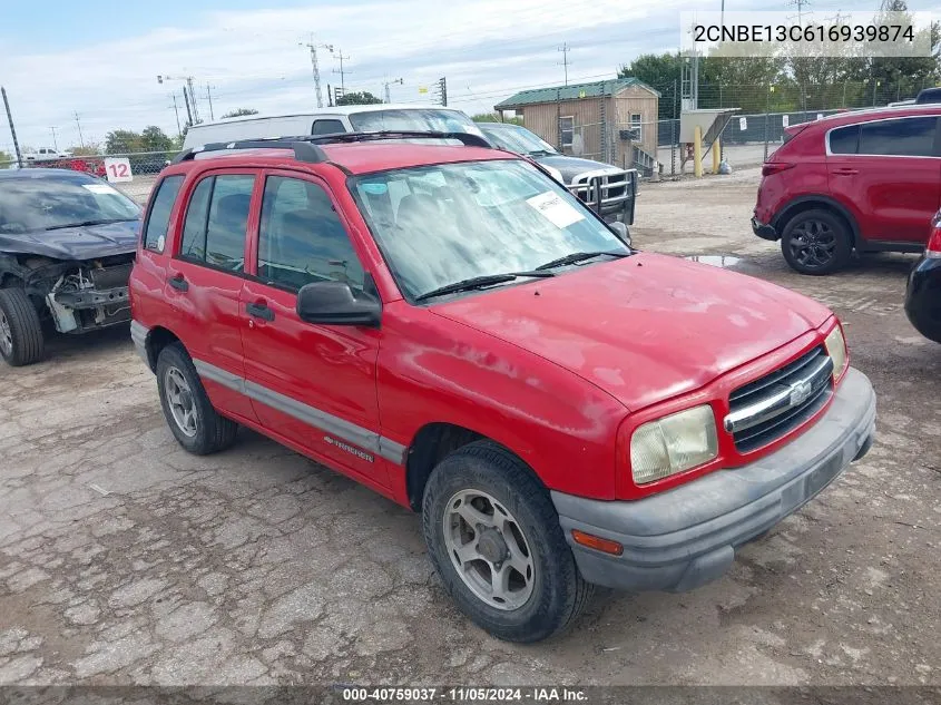 2001 Chevrolet Tracker Hard Top Base VIN: 2CNBE13C616939874 Lot: 40759037