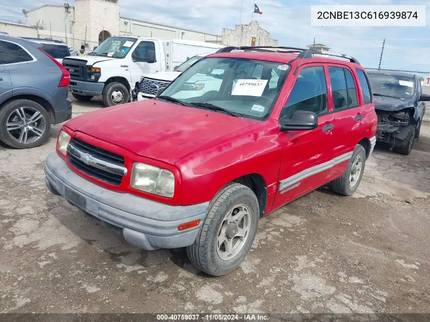 2001 Chevrolet Tracker Hard Top Base VIN: 2CNBE13C616939874 Lot: 40759037