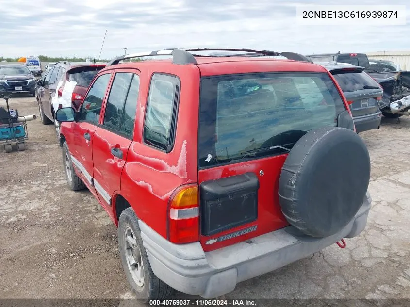 2001 Chevrolet Tracker Hard Top Base VIN: 2CNBE13C616939874 Lot: 40759037