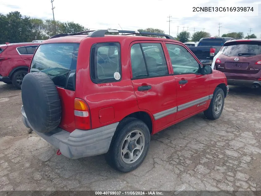 2001 Chevrolet Tracker Hard Top Base VIN: 2CNBE13C616939874 Lot: 40759037