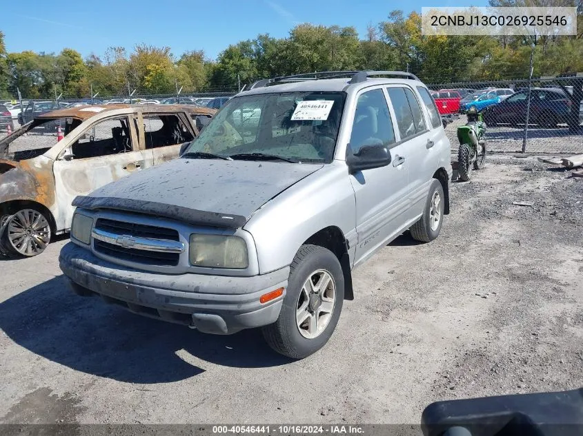 2CNBJ13C026925546 2002 Chevrolet Tracker Hard Top Base