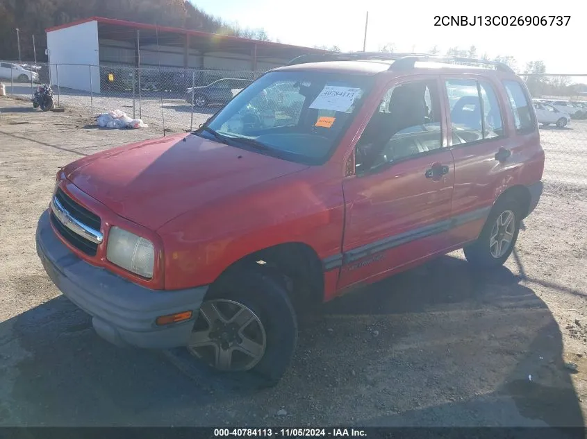 2002 Chevrolet Tracker Hard Top Base VIN: 2CNBJ13C026906737 Lot: 40784113