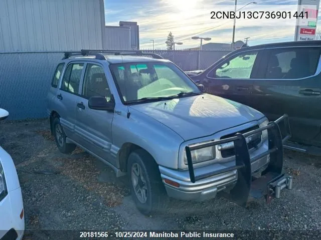 2003 Chevrolet Tracker VIN: 2CNBJ13C736901441 Lot: 20181566