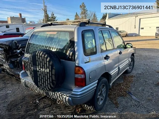 2003 Chevrolet Tracker VIN: 2CNBJ13C736901441 Lot: 20181566