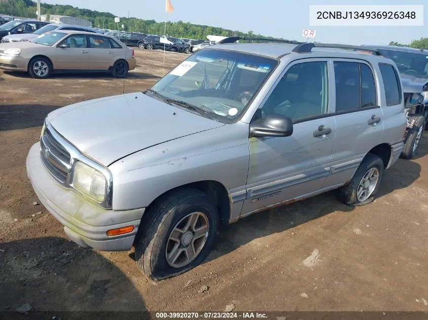 2CNBJ134936926348 2003 Chevrolet Tracker Hard Top Base