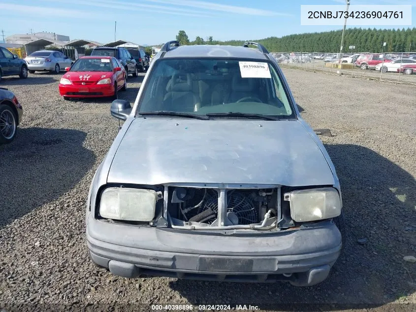 2CNBJ734236904761 2003 Chevrolet Tracker Hard Top Zr2