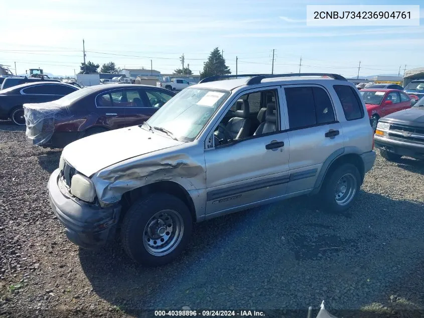 2CNBJ734236904761 2003 Chevrolet Tracker Hard Top Zr2