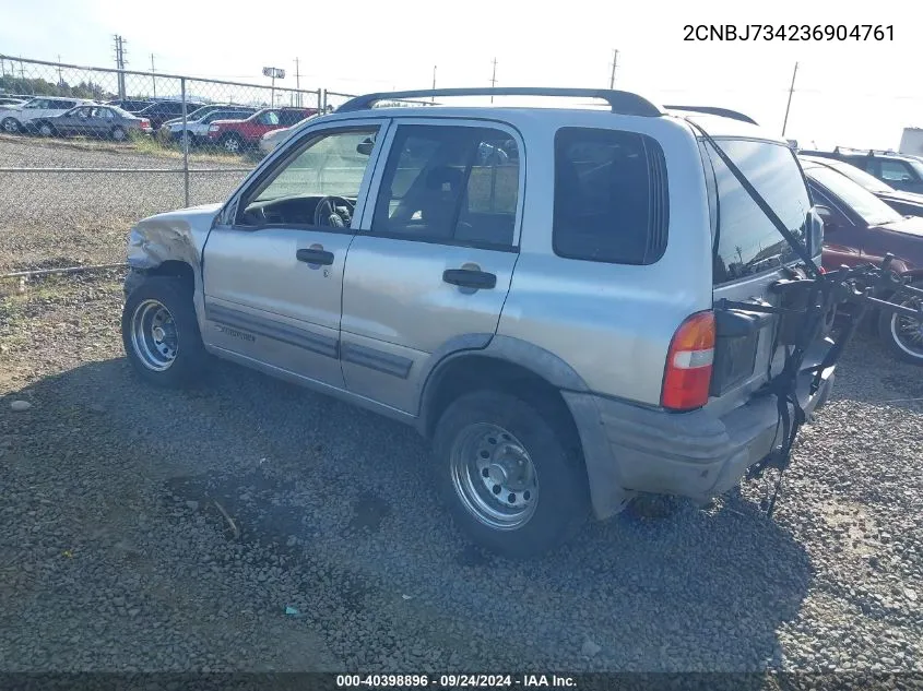 2CNBJ734236904761 2003 Chevrolet Tracker Hard Top Zr2