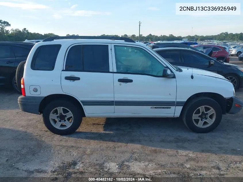 2CNBJ13C336926949 2003 Chevrolet Tracker Hard Top Base