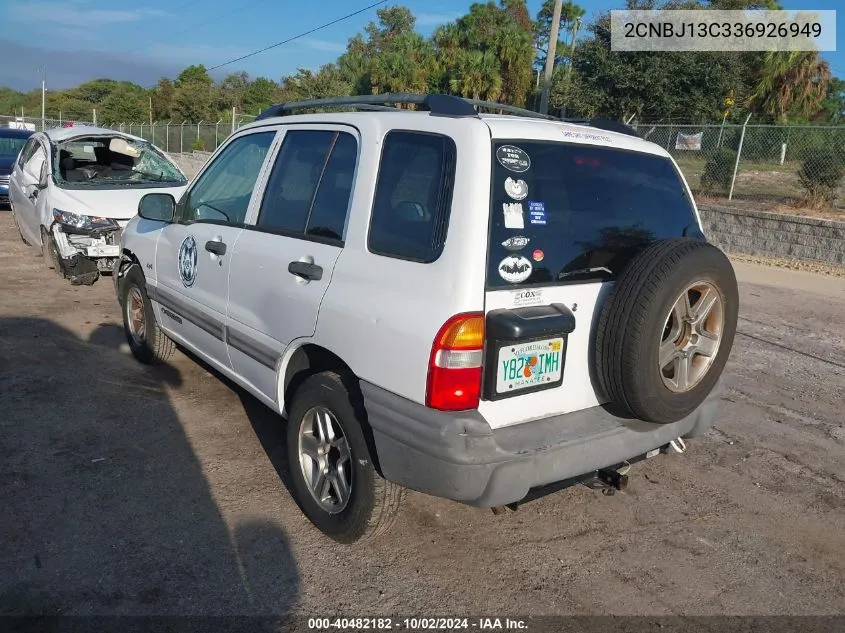 2CNBJ13C336926949 2003 Chevrolet Tracker Hard Top Base