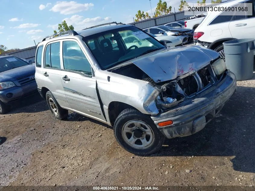 2CNBE13C836901968 2003 Chevrolet Tracker Hard Top Base