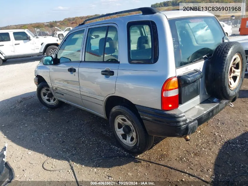 2003 Chevrolet Tracker Hard Top Base VIN: 2CNBE13C836901968 Lot: 40635021