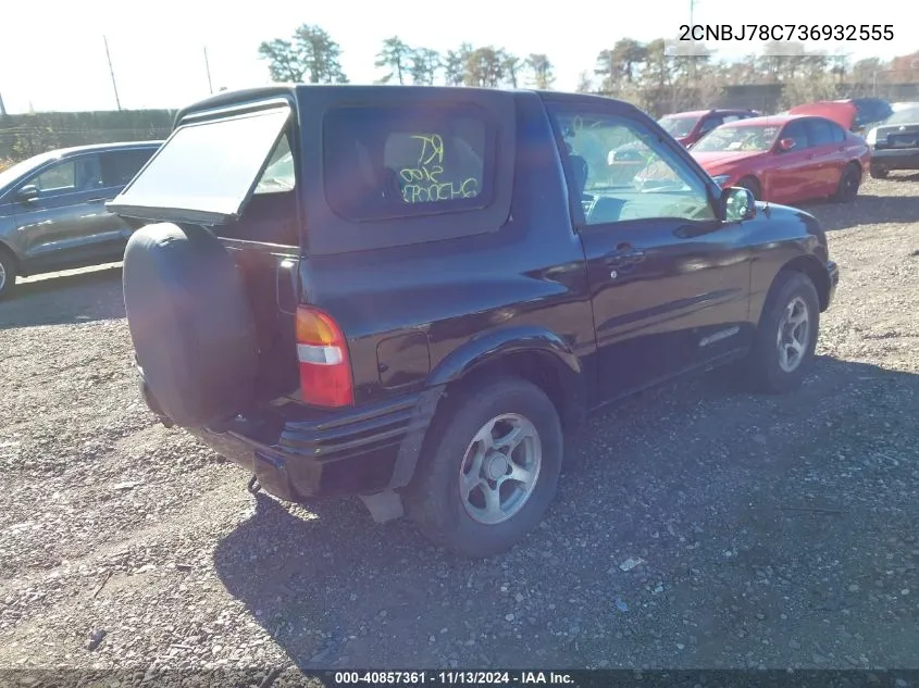 2003 Chevrolet Tracker Zr2 VIN: 2CNBJ78C736932555 Lot: 40857361