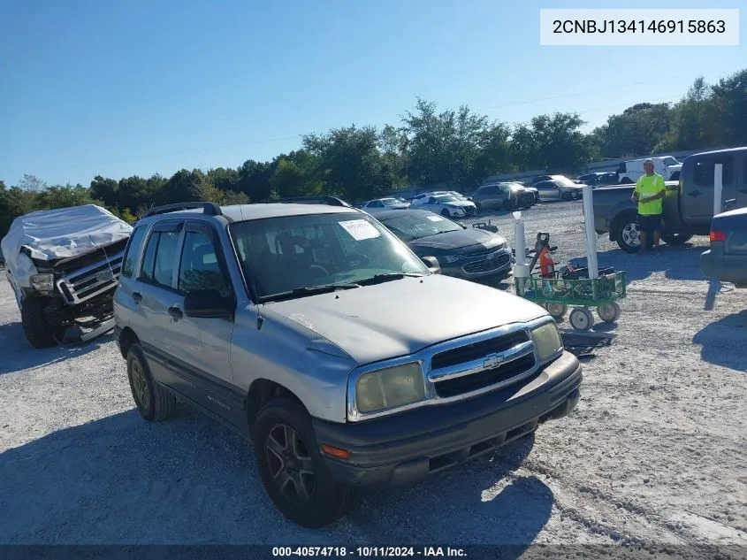 2004 Chevrolet Tracker VIN: 2CNBJ134146915863 Lot: 40574718