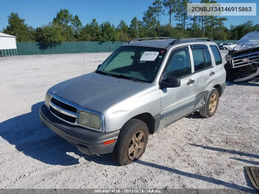 2004 Chevrolet Tracker VIN: 2CNBJ134146915863 Lot: 40574718