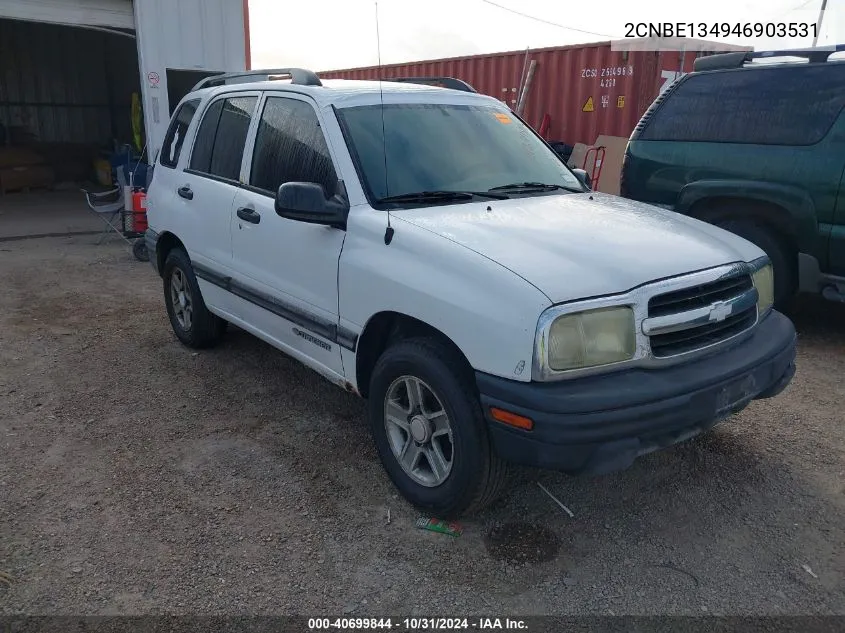 2004 Chevrolet Tracker VIN: 2CNBE134946903531 Lot: 40699844