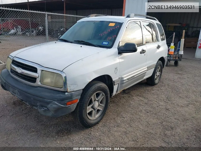 2004 Chevrolet Tracker VIN: 2CNBE134946903531 Lot: 40699844