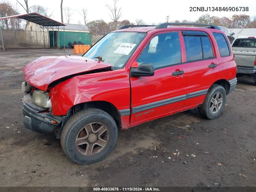 2004 Chevrolet Tracker VIN: 2CNBJ134846906738 Lot: 40833676