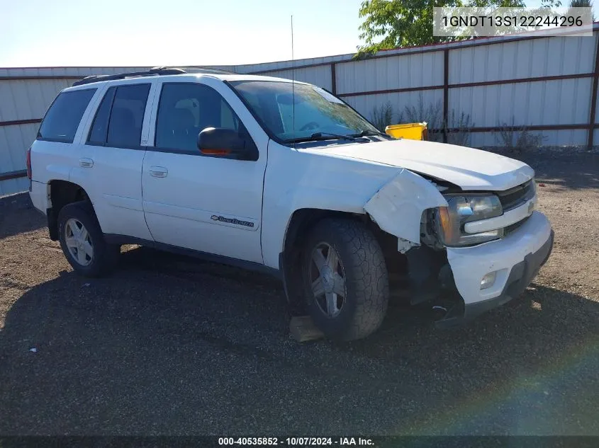 1GNDT13S122244296 2002 Chevrolet Trailblazer Ltz