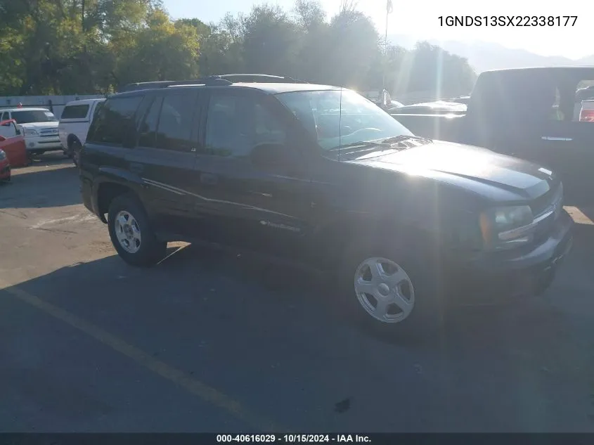 2002 Chevrolet Trailblazer Ls VIN: 1GNDS13SX22338177 Lot: 40616029