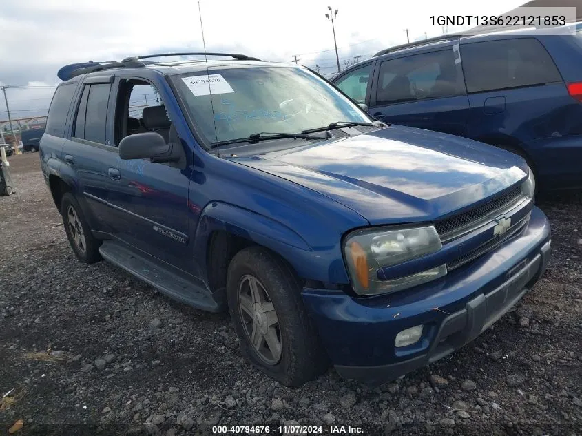 2002 Chevrolet Trailblazer Ltz VIN: 1GNDT13S622121853 Lot: 40794676