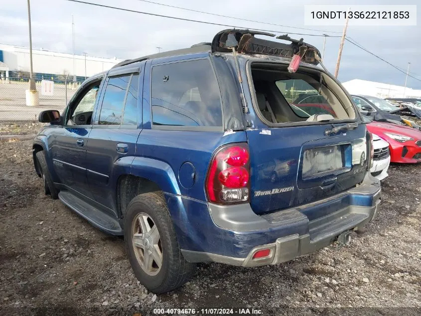 2002 Chevrolet Trailblazer Ltz VIN: 1GNDT13S622121853 Lot: 40794676