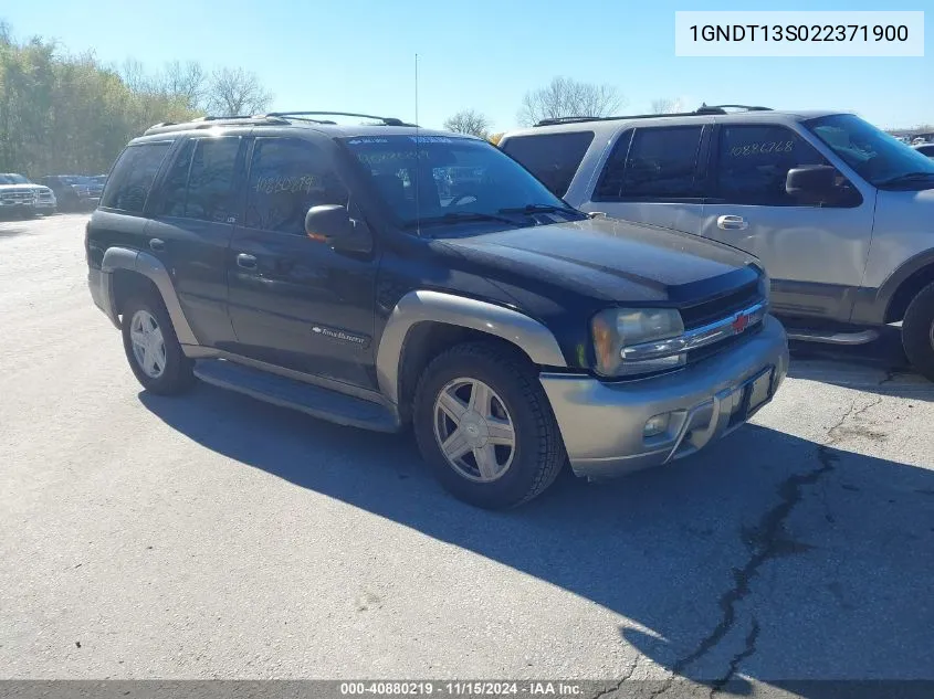 2002 Chevrolet Trailblazer Ltz VIN: 1GNDT13S022371900 Lot: 40880219