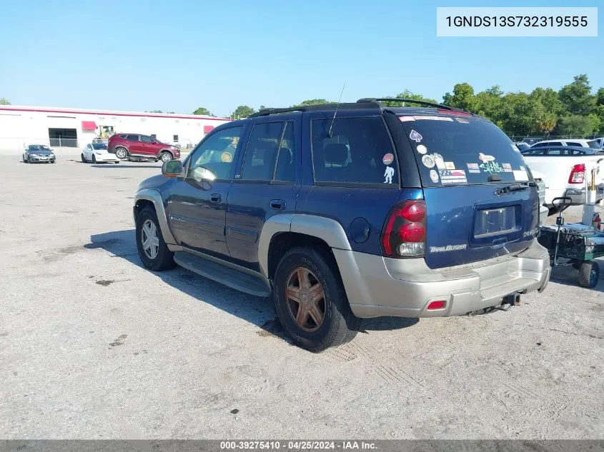 2003 Chevrolet Trailblazer Ltz VIN: 1GNDS13S732319555 Lot: 39275410