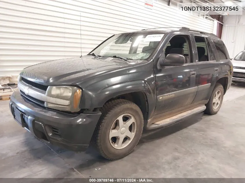 2003 Chevrolet Trailblazer Ls VIN: 1GNDT13S132377545 Lot: 39789746