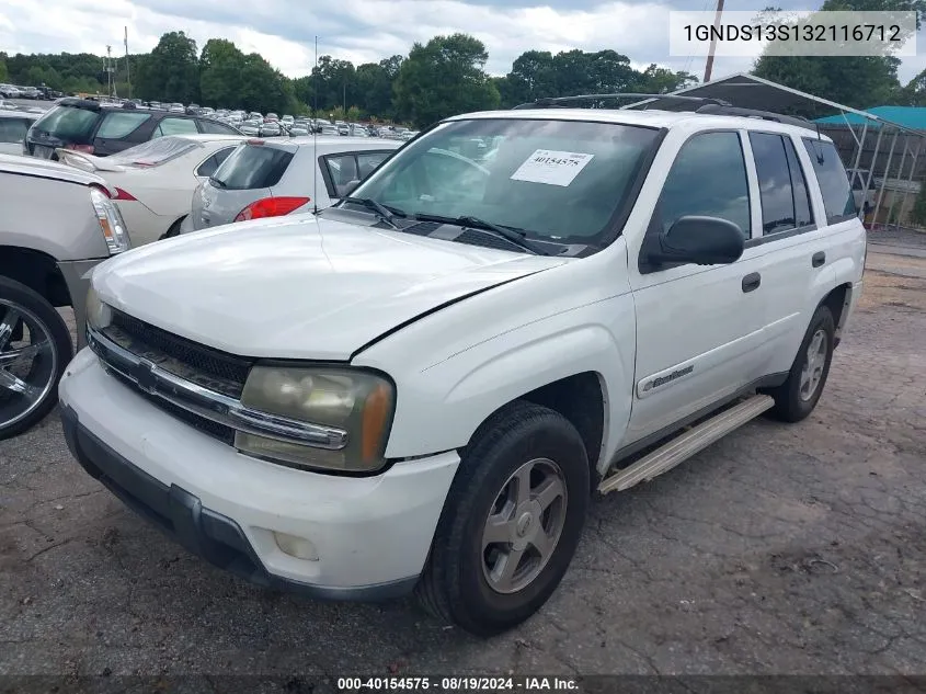 1GNDS13S132116712 2003 Chevrolet Trailblazer Lt