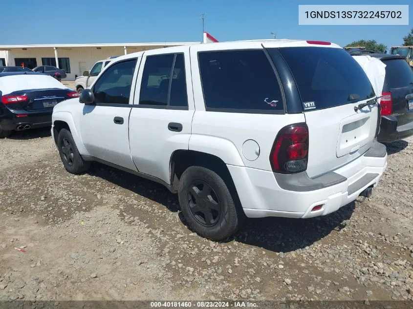 1GNDS13S732245702 2003 Chevrolet Trailblazer Ls