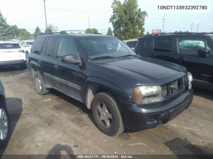 2003 Chevrolet Trailblazer Ls VIN: 1GNDT13S932392780 Lot: 40221131