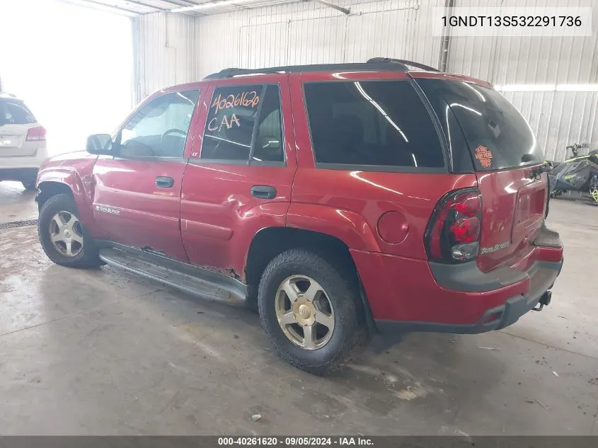 1GNDT13S532291736 2003 Chevrolet Trailblazer Lt