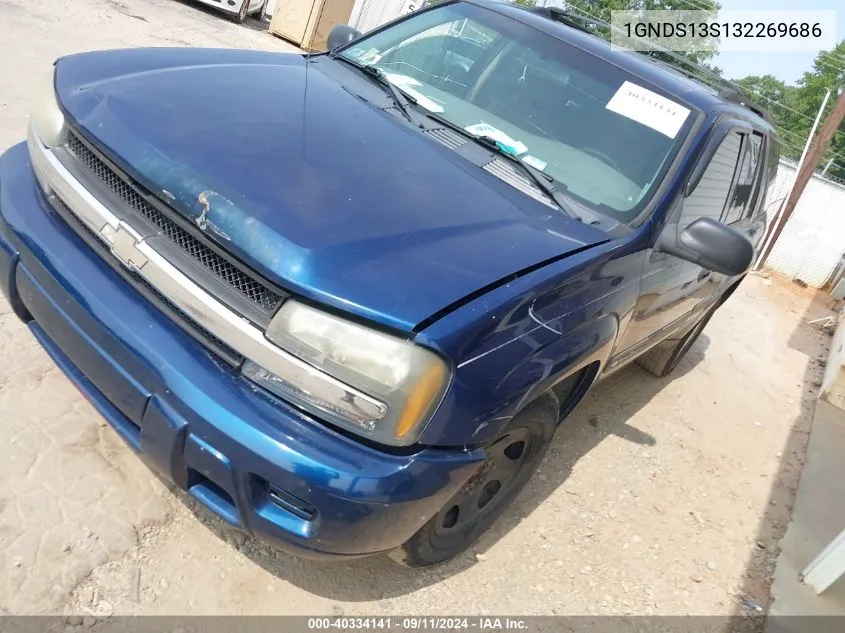 2003 Chevrolet Trailblazer Ls VIN: 1GNDS13S132269686 Lot: 40334141