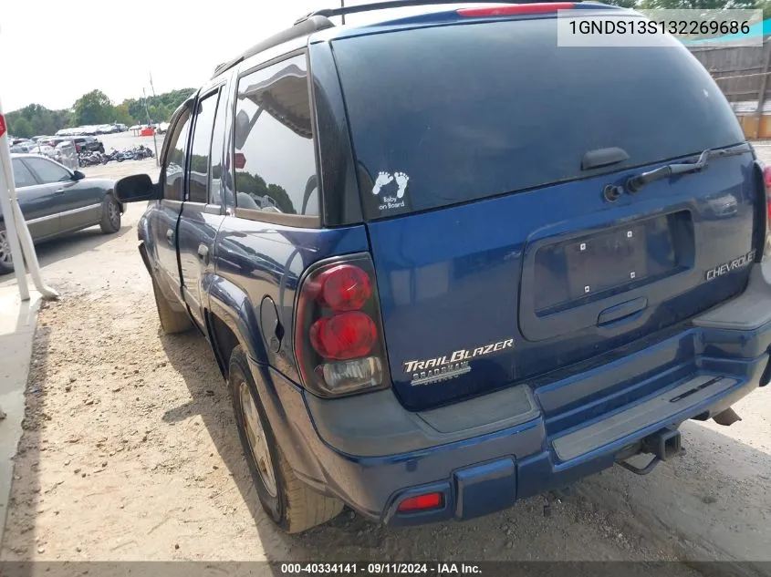 1GNDS13S132269686 2003 Chevrolet Trailblazer Ls