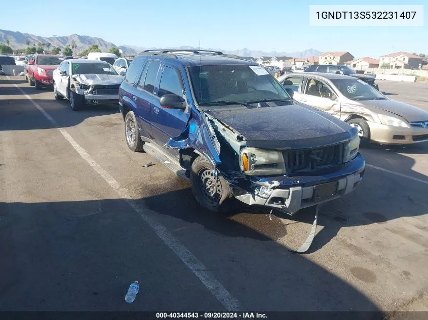 2003 Chevrolet Trailblazer Ltz VIN: 1GNDT13S532231407 Lot: 40344543