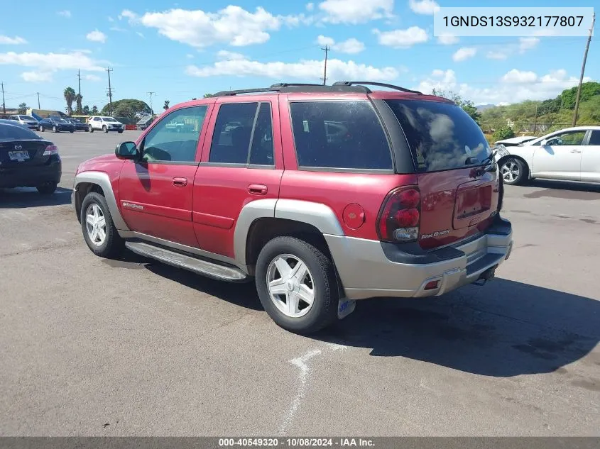 1GNDS13S932177807 2003 Chevrolet Trailblazer Ltz