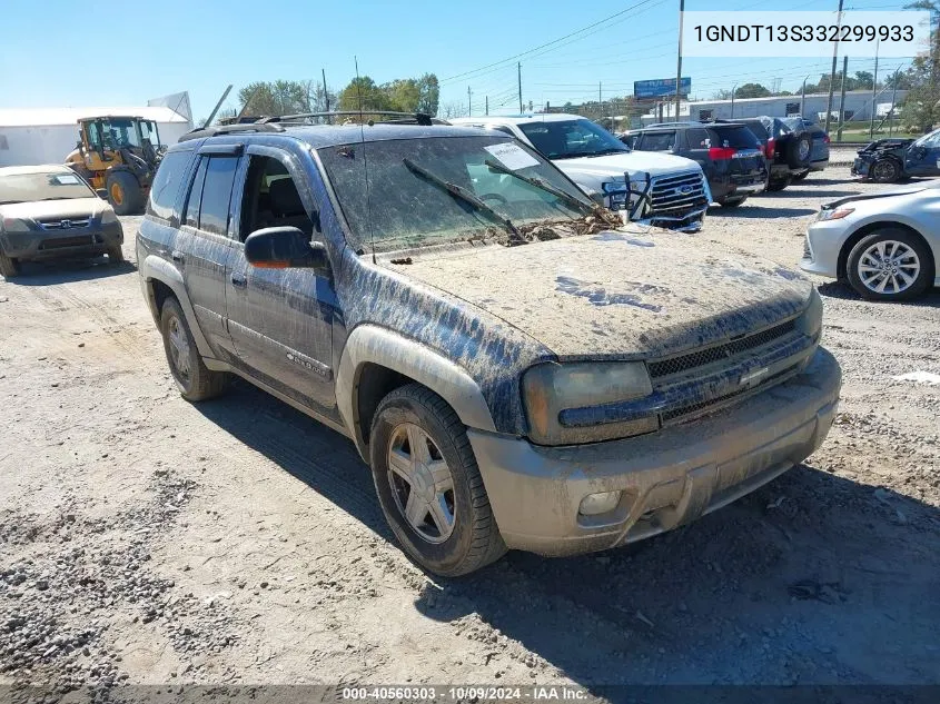 2003 Chevrolet Trailblazer Ltz VIN: 1GNDT13S332299933 Lot: 40560303